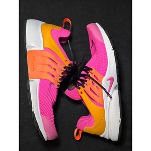 Nike Air Presto Women's Running Shoes Bright Pink Orange Yellow Size 7